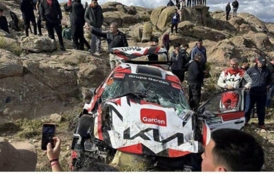 FATAL ACCIDENTE EN EL RALLY SUDAMERICANO PERDIO LA VIDA UN ESPECTADOR